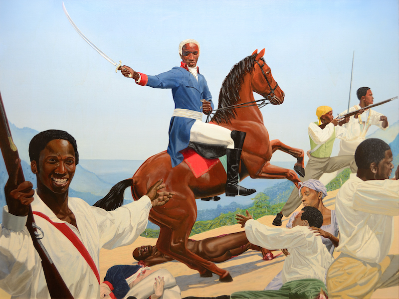 &ldquo;Toussaint L&rsquo;Ouverture at Bedouret&rdquo; by Kimathi Donkor